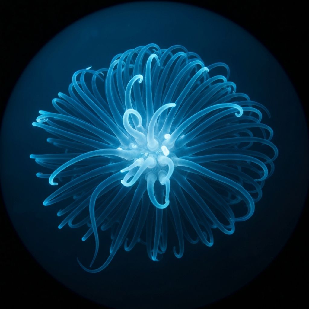 Close-up of the morphing skating surface with particle effects and glowing edges